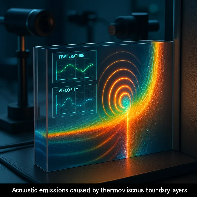 Akustische Emissionen durch thermoviskose Grenzschichten