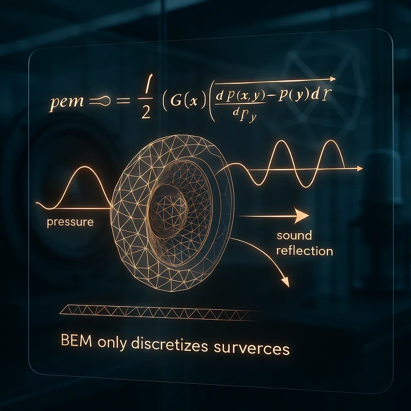 Numerische Modellierung von Schallquellen mittels Boundary Element Method (BEM)