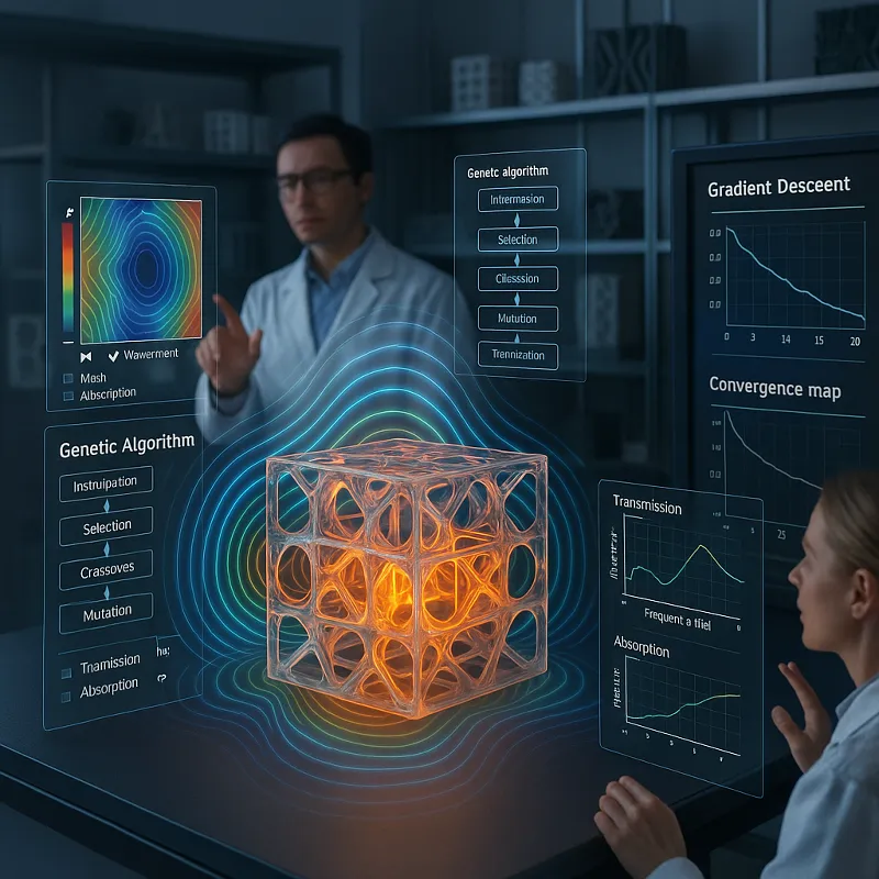 Topologische Optimierung akustischer Metamaterialien