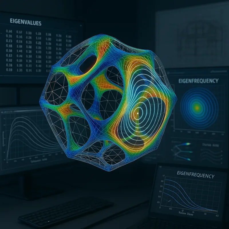 Analyse von Eigenfrequenzen komplexer Geometrien mittels Finite-Elemente-Methode